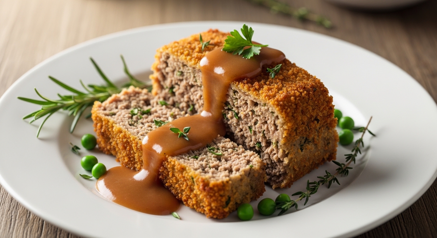 Andy’s Meatloaf made with Andy's Red Fish Breading