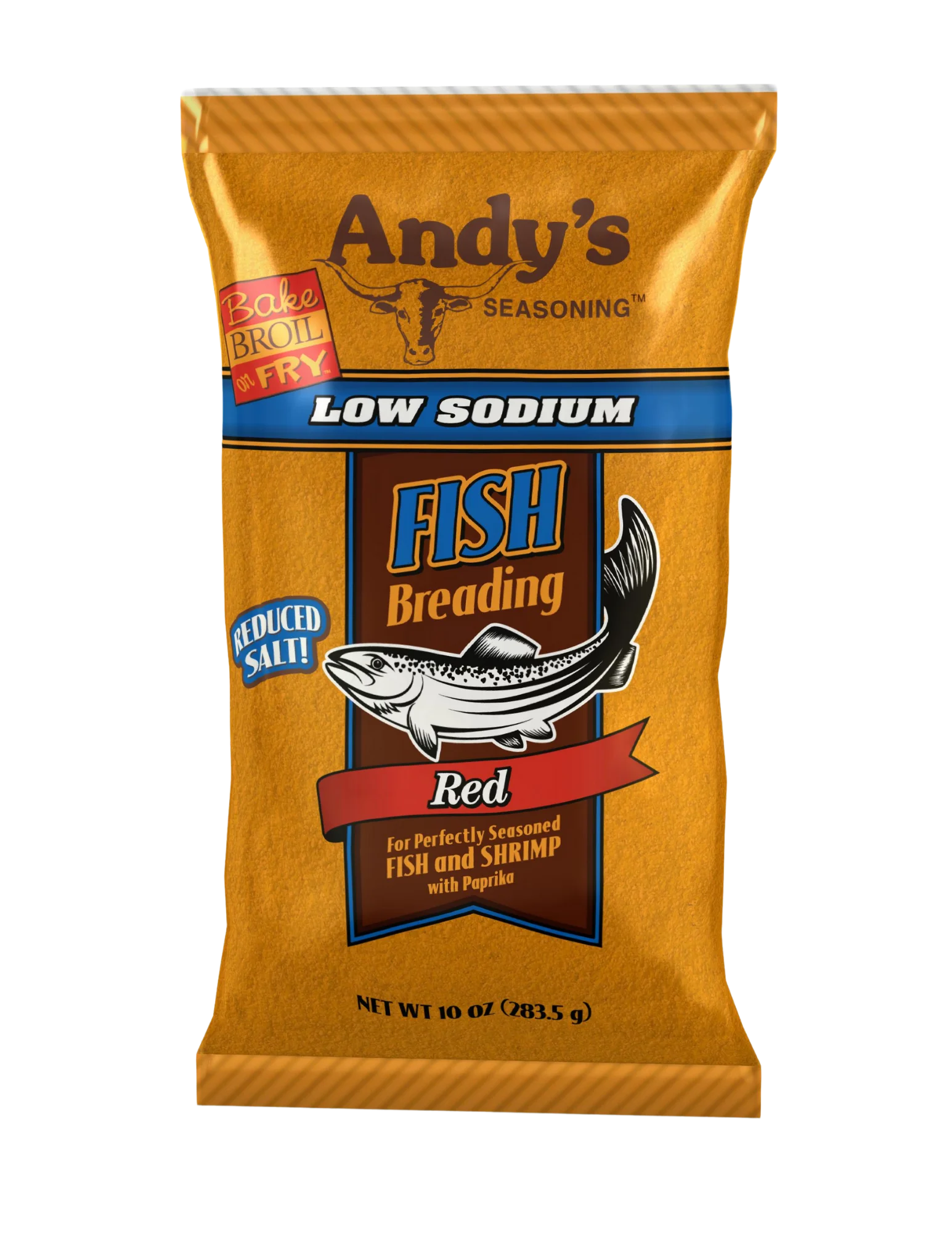 Andy's Red Fish Breading (Low Sodium)